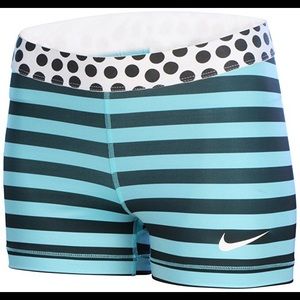 striped nike pro spandex